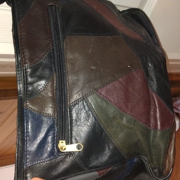 Zeca Italy design patch style cross body bag purse - Picture 7 of 17